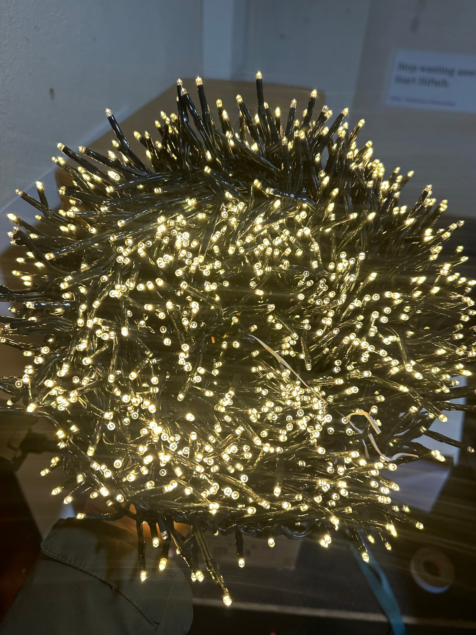 Smulkios kalėdinės lemputės Kalėdinė LED girlianda Cluster Light 20 m (2000 LED)