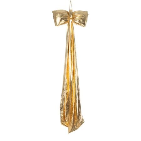 Didelis auksinis metalinis kaspinas | Dekoracija nuomai