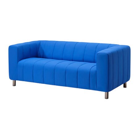 Minimalistinė mėlyna sofa | nuoma