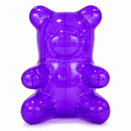 Pripučiamas meškinas violetinis