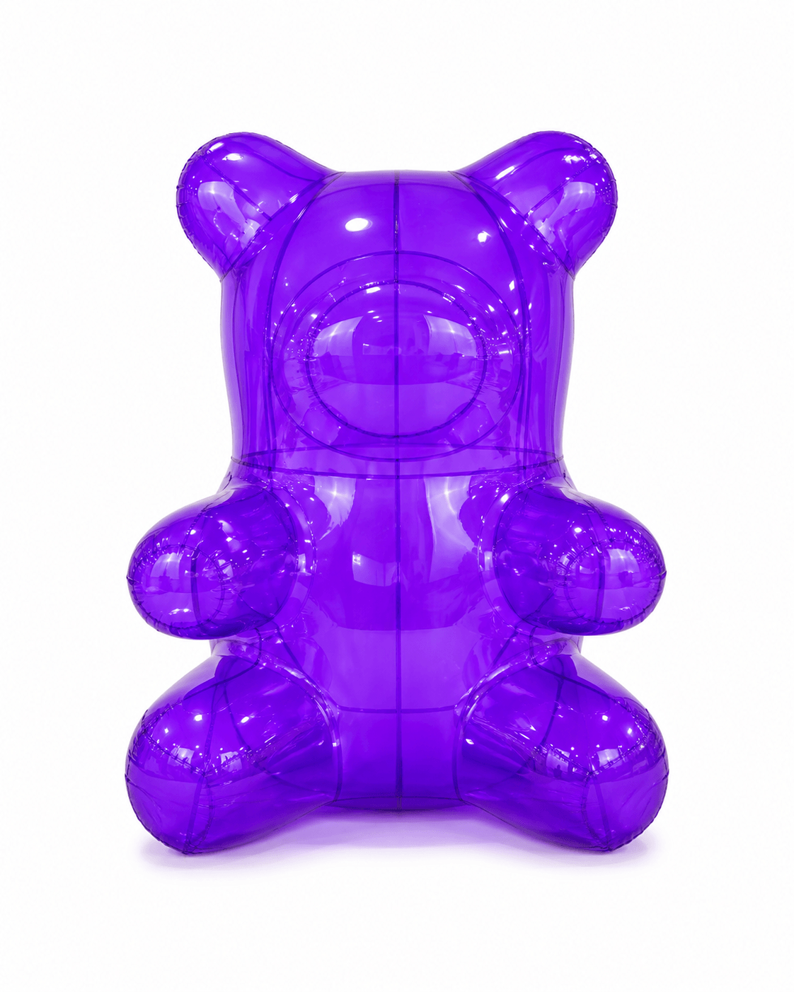 Pripučiamas meškinas violetinis Pripučiamas meškinas violetinis